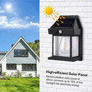 LONGRIVER Solar Tungsten Night Lamp Intelligent Motion Sensor Wall Lamp BK-888 Waterproof Courtyard Garden Decoration Lantern
