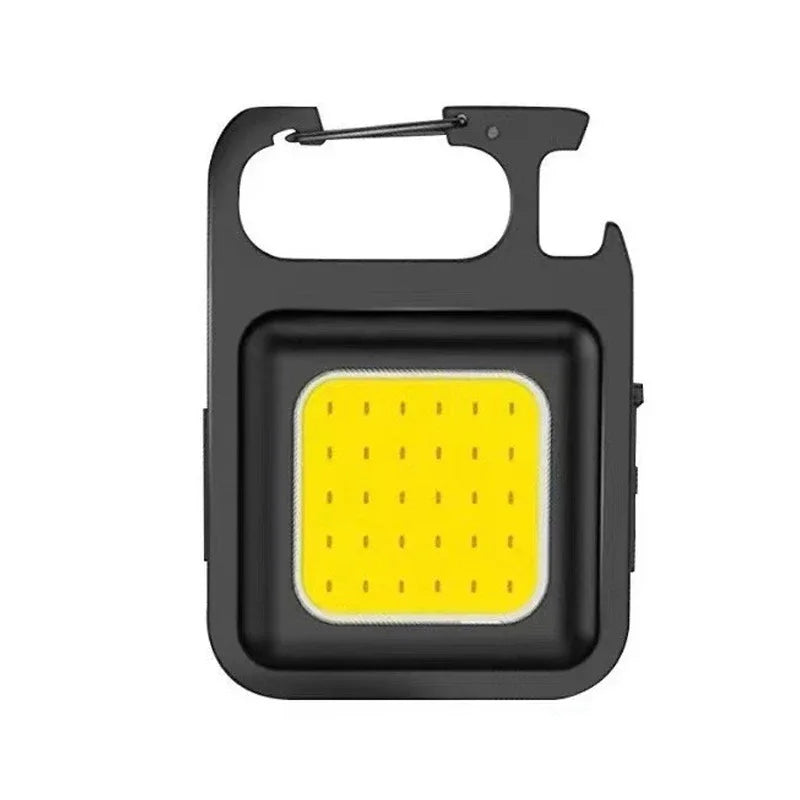 Keychain Light Outdoor Emergency Camping Pocket Lamp Mini LED Flashlight Camping Hiking Light Beer bottle opener small ornament