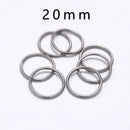 30-200Pcs 3-25mm Stainless Steel Split Ring Open Single Loops Jump Rings Connectors for DIY Jewelry Making Findings Accessories