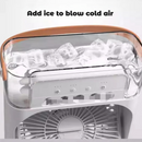 Humidifier Cooler Fan 3 Gear Air Conditioner Cooler Portable USB Chargeable Desktop Spray Fans For Office Dormitory Room Cooling