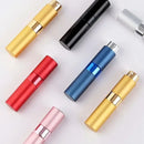 Portable Mini Travel High-end Perfume Bottle Base Refill Bottle Straight Charging Small Sample Perfume Aluminum Material