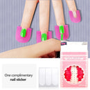 LINMANDA 26Pcs Nail Polish Protector for Fingers Nail Polish Guard Soft Plastic U Shield Skin Cuticle Protector Nail Art Tools