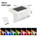 Outdoor LED Solar Deck Lights Waterproof Fence Post Solar Lights for Courtyard Patio Stairs Step Yard Garden Pathway Pool Decor