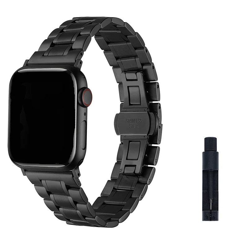 Watch Straps For Apple Watch Band Series 9/8/7/6/5/4/SE Stainless Steel Bracelet For IWatch Series Ultra 49mm 45mm 44mm 41 40mm