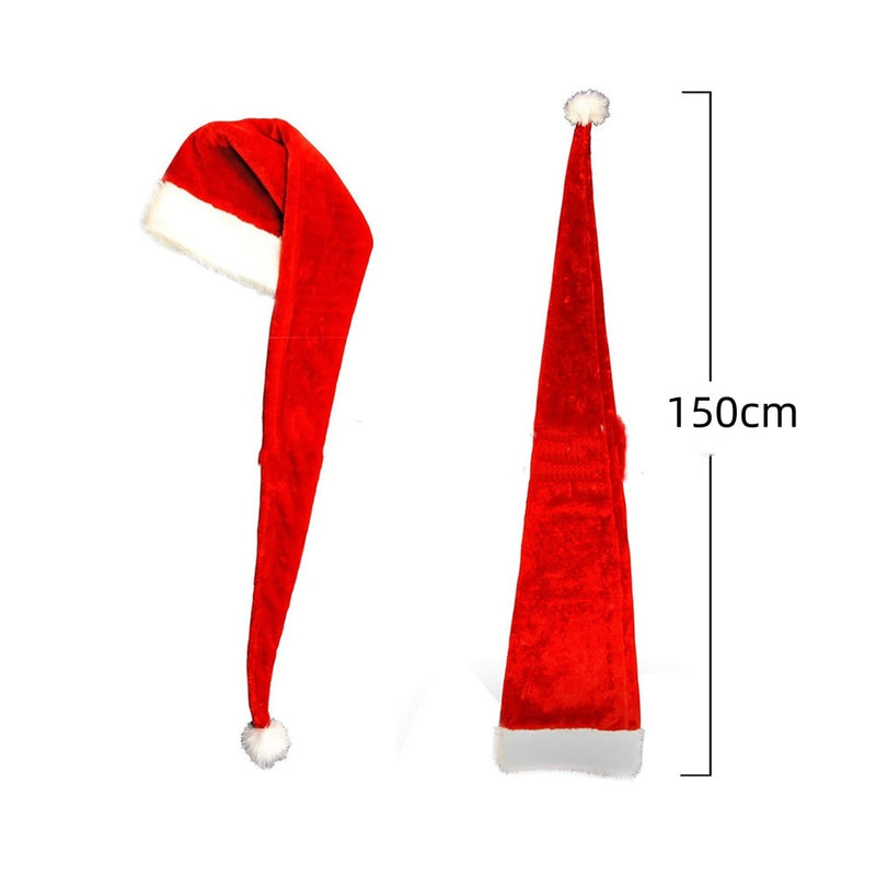 Extra Long Christmas Hat Plush Christmas Decorations