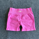 Impact Shorts with Logo Women Seamless Yoga Shorts Scrunch Bum Gym Shorts Workout Biker Short Fitness
