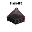 Black Shade Cloth Sunblock Mesh Cover Taped Edge With Grommets, Sun Net For Pergola, Plants Greenhouse, Gardens, Patio, Canopy
