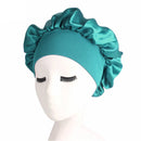 Newly Satin Night Hair Cap Women's Solid Sleeping Hat Sleep Care Bonnet Nightcap For Women Unisex Cap