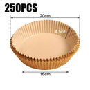 Air Fryer Disposable Paper Parchment Wood Pulp Steamer Cheesecake Air Fryer Accessories Baking Paper for Air Fryer