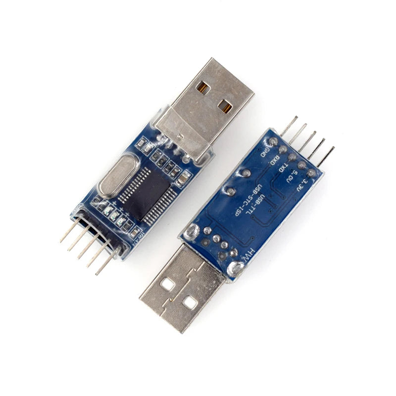 PL2303 USB To RS232 TTL Converter Adapter Module DC 3.3V 5V PL2303HX STC Microcontroller Brush Machine Board