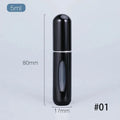 1/5/10PCS 5ml Portable Perfume Atomizer Mini Perfume Bottle Sample Spray Bottling Dispenser Cosmetics Travel Container