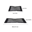 Car Storage Net Stretchable Mesh Pocket Net Magic Elastic Sticker Universal Rear Mesh Trunk Seat Bag Pocket Cage Auto Organizer