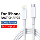 35W PD Fast Charging USB Cable For iPhone 11 12 13 Pro XS Max 7 8 14 Plus X XR SE Rapid Charge USB C Charger Data Line 1m 2m 3m