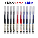 10Pcs High Quality Needle Type Gel Pen Straight Liquid Ballpoint Pens Perfect Kawaii Stationery for School/Office Writing Supply